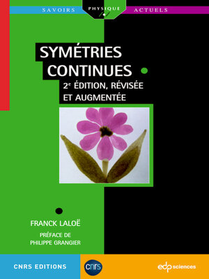 cover image of Symétries continues